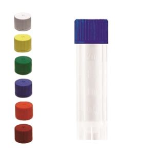 2ml Storage Vials, With Caps, Sterile, Karter Scientific