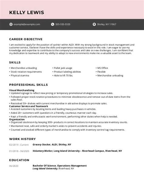 60+ Resume Objective Examples for All Jobs