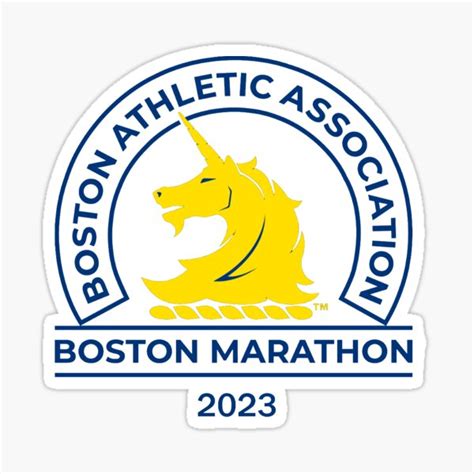 "Boston Marathon 2023" Sticker for Sale by ALBARRAKA | Redbubble