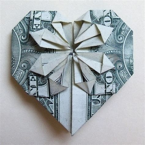 Decorative Money Origami Heart · An Origami Shape · Origami and Origami on Cut Out + Keep