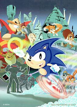 SONIC SATAM DVD COVER ART - KEN PENDERS.COM