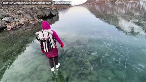 Watch: ‘Wild ice’ skaters find breathtaking ‘ice window’ in Alaska | Fox Weather