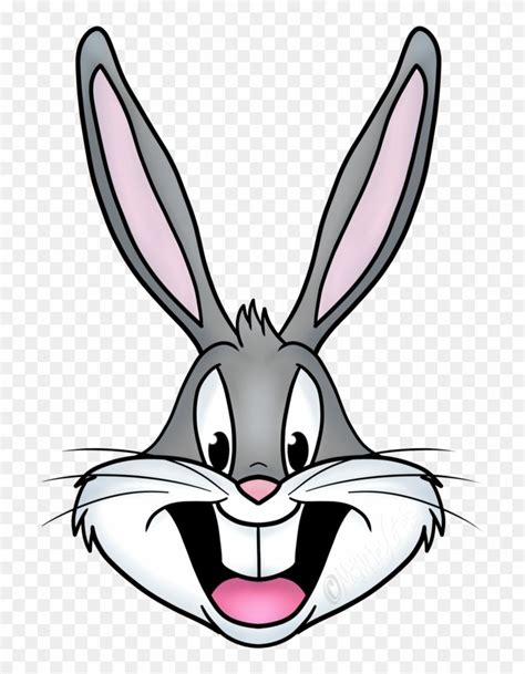 Looney Tunes Bugs Bunny Head PNG