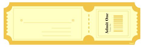 Movie Ticket Template | Orange Blank for Teachers | Perfect for grades ...