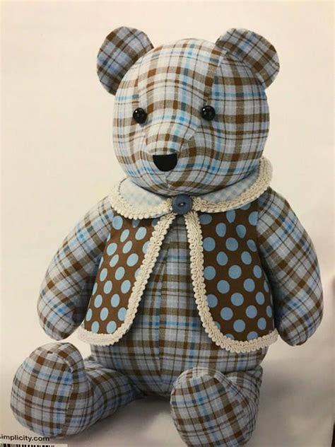 Free Pattern For A Memory Bear 2 Left Legs + 2 Right Legs. - Printable Templates Free