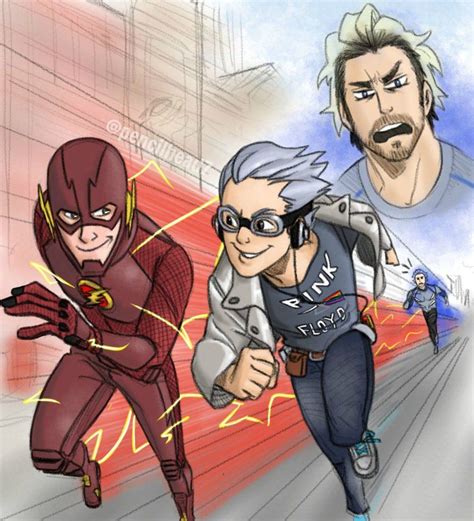 Flash Vs Quicksilver Comic