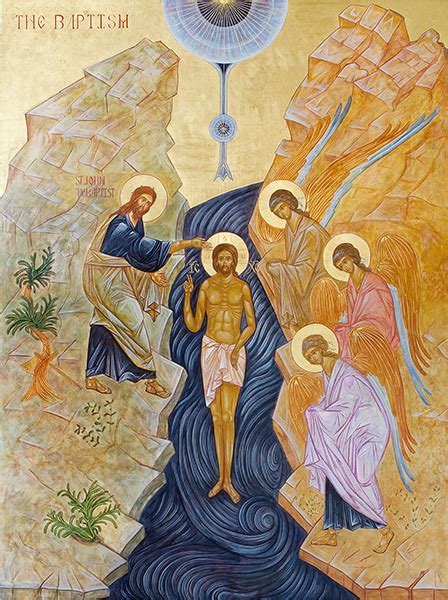 The Baptism of the Lord Icon