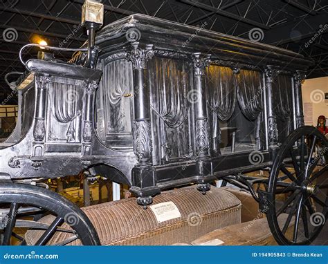 Hearse in the Museum of Appalachia, Clinton, Tennesee, USA Editorial Stock Photo - Image of life ...