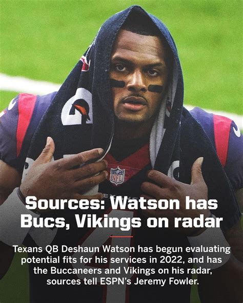 NFL on ESPN on Instagram: “Deshaun Watson has the Buccaneers and ...