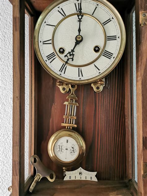 Junghans Vintage RA Pendulum Chiming Wall Clock Germany c. 1910 - Etsy Australia