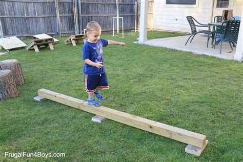 DIY American Ninja Warrior Backyard Obstacle Course - Frugal Fun For ...