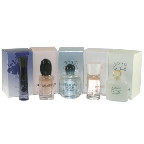 Giorgio Armani - Giorgio Armani Mini Perfume Gift Set for Women, 5 Pieces - Walmart.com ...