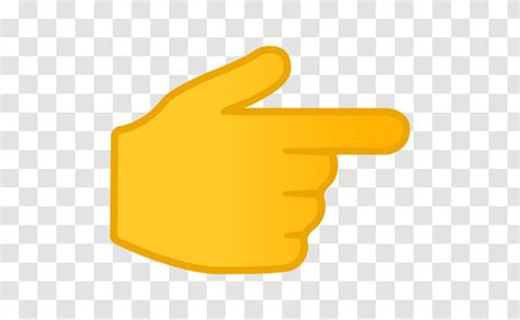 Emoji Emoticon Gesture The Finger Index Transparent PNG