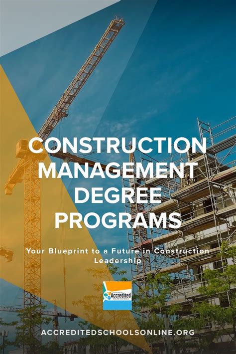 Construction Management Degree Programs | Accredited Schools Online ...