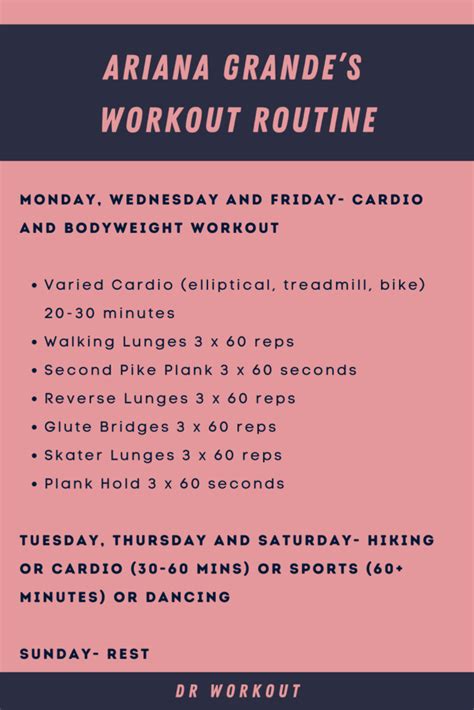 Ariana Grande Workout Routine | Dr Workout