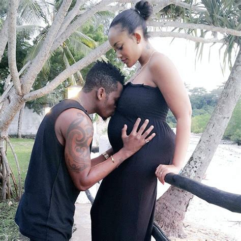 Diamond Platnumz Bonding With Unborn Child