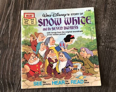 Vintage Disneys Snow White Book - Etsy