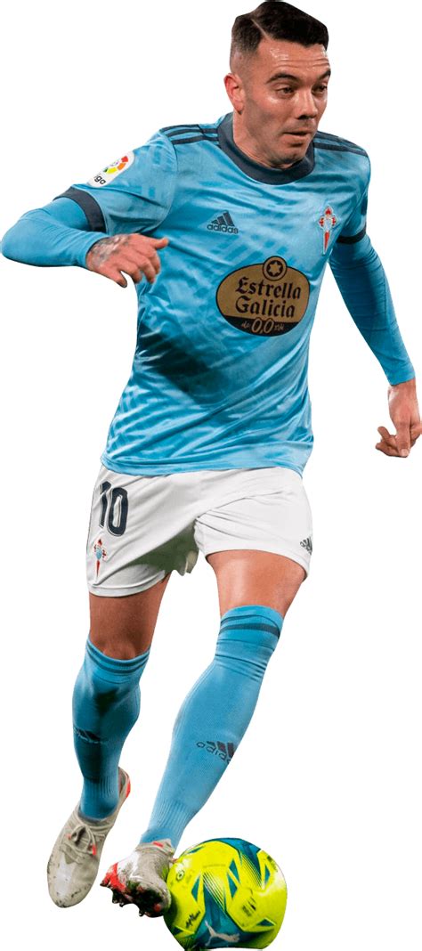 Iago Aspas Celta Vigo football render - FootyRenders