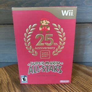 SUPER MARIO ALL STARS 25th Anniversary Limited Edition COMPLETE IN BOX Wii 45496902148 | eBay