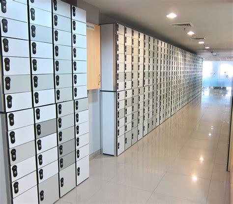Call Center Lockers | Walking by thousands of tiny employee … | Flickr