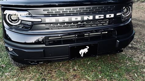 Ford Bronco Front License Plate Mount