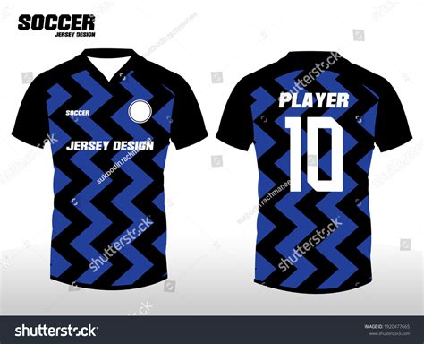 Soccer Jersey Design Sport Background Stock Vector (Royalty Free) 1920477665 | Shutterstock