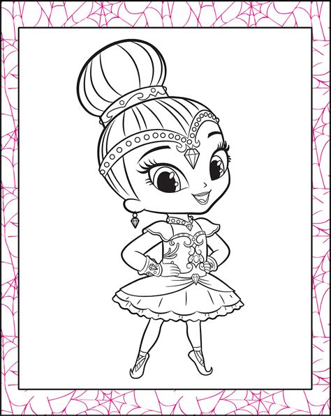 Shimmer and Shine Coloring Page - Get Coloring Pages