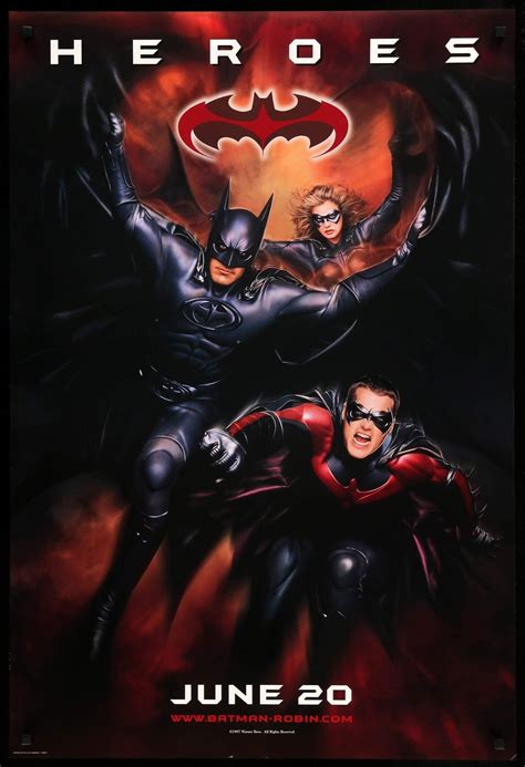 Batman and Robin (1997) Original One-Sheet Movie Poster - Original Film ...