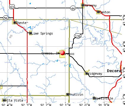 Cresco, Iowa (IA 52136) profile: population, maps, real estate, averages, homes, statistics ...