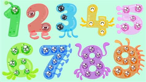 Candybots Numbers 123 - Learn Counting 1 to 10 number - Education App for Kids - YouTube