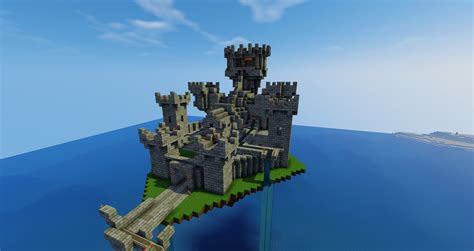 Minecraft Floating Castle Schematics