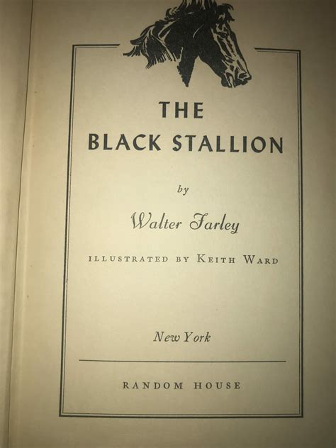 0992 The Black Stallion, 4th Edition Vintage Book