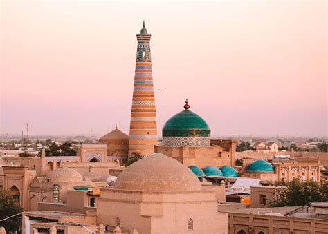 KHIVA UZBEKISTAN - Open Air Museum in Uzbekistan's Desert