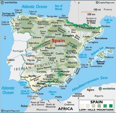 TARRAGONA SPAIN MAP - Imsa Kolese