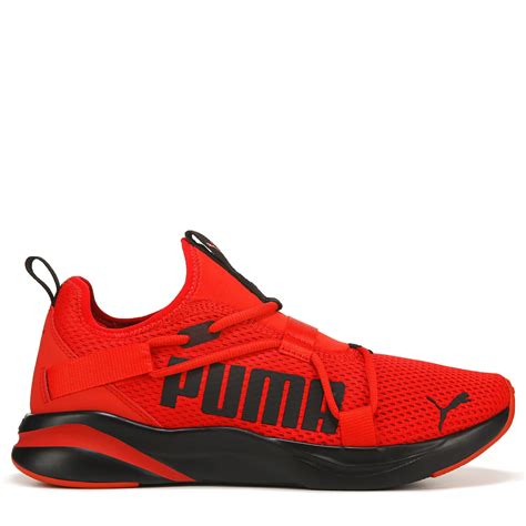 PUMA Rubber Softride Rift Slip-on Sneakers in Red/Black (Red) for Men - Lyst