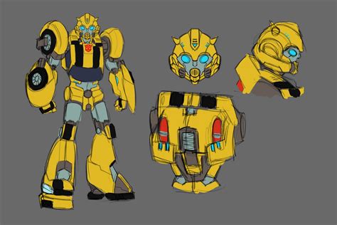 Bumblebee sketch/redesign by Begctor on DeviantArt | Transformers art, Transformers design ...