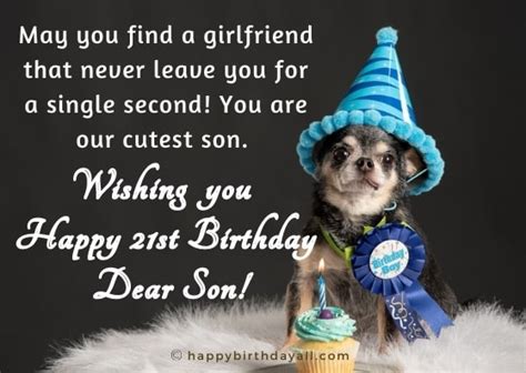 21st Birthday Wishes for Son | Happy Birthday Son Turning 21