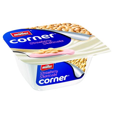 Ocado: Muller Corner Crunch Strawberry Shortcake Yogurt 135g(Product Information)