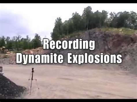 Recording Dynamite Explosions for Sound Effects by Sound Ideas - YouTube