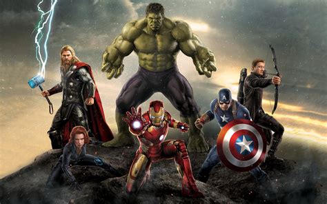 movies the avengers avengers age of ultron iron man hulk thor fury captain america black widow ...