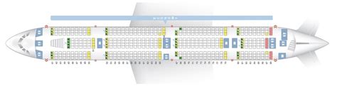 Seat Map and Seating Chart Airbus A380 800 Emirates Two Class Lower ...