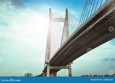 A Photo of Vidyasagar Bridge Editorial Image - Image of urban, bridge ...