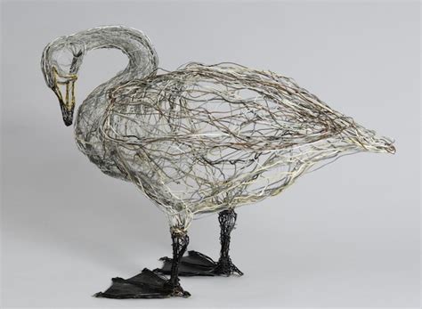 Birds Sculptures In Wires – Fubiz Media