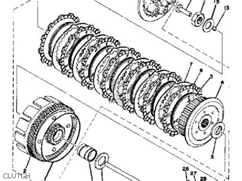 Yamaha Rd400 1976 Usa parts list partsmanual partsfiche