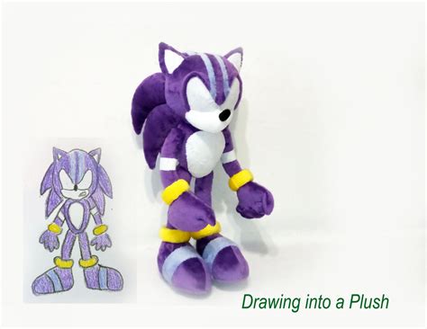 Сustom Plush Just Like Darkspine Sonic and the Secret Rings Inspired Handmade to Order , Not ...