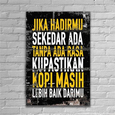 Beli Poster tipografi - Hiasan Dinding - Pajangan dinding - Wall Decor ...