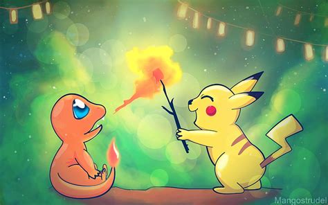 Original Art] Charmander and Pikachu [3543x2214] :, de charmander HD wallpaper | Pxfuel