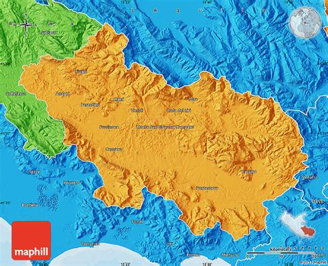 Political Map of Frosinone