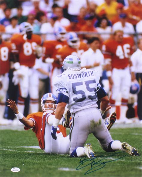 Brian Bosworth Signed Seahawks 16x20 Photo (JSA COA) | Pristine Auction