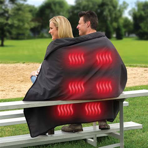 Cordless Heated Stadium Blanket - The Green Head